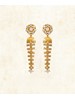 Jhumka Earrings Crafted Using Yellow Gold