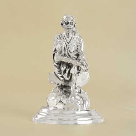 Sai Baba in Silver Antique workmanship