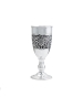 Floral Wine Glass in Silver Antique workmanship