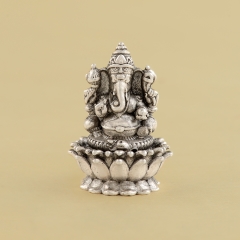 Lord Ganesh in Silver Antique