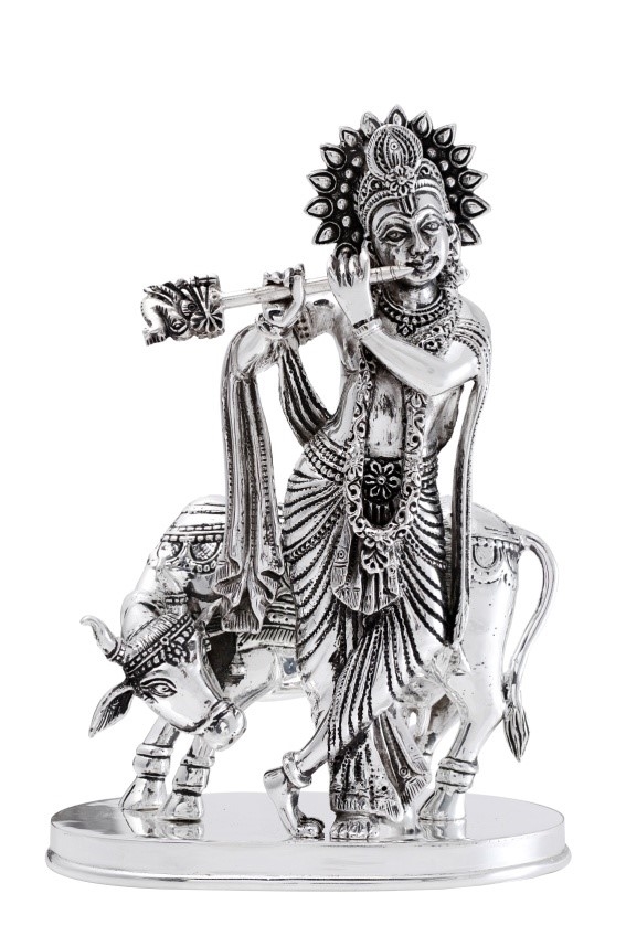 Bring Silver Krishna Idol from Krishna House of Silver #silveridols
