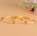 Fresh Water Pearl  Design Gold plated alloy bangle