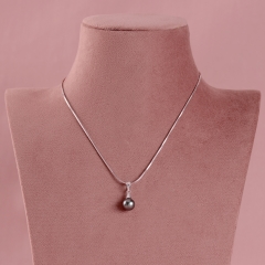 Pearls Necklace Chain set  in Sterling Silver