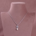 Pearls Necklace chain in sterling silver JFS0531