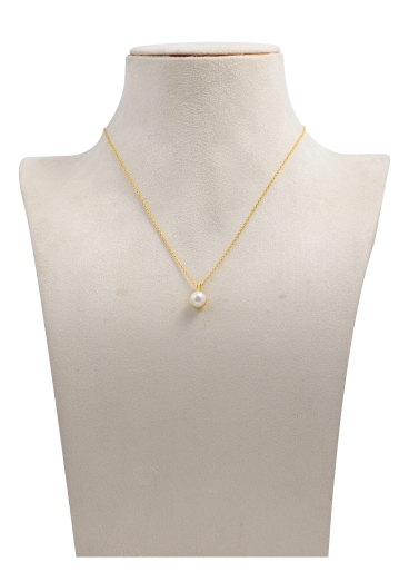 Pearls Necklace in gold polish JSFM0998