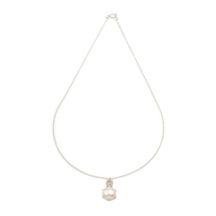 Pearls Necklace chain in sterling silver - Buy Pearls Necklace chain in