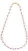 Pearls, Coral Beads Necklace in yellow gold