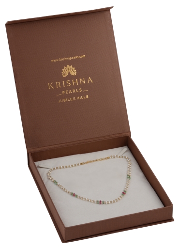 Pearls Necklace in yellow gold JGPCH0257