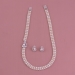 Flower bud Inspired Pearl  Necklace and earrings set