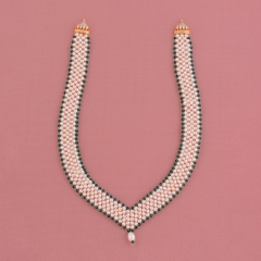 Pearl mesh necklace set