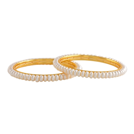 Fresh Water Button Pearl Bangles