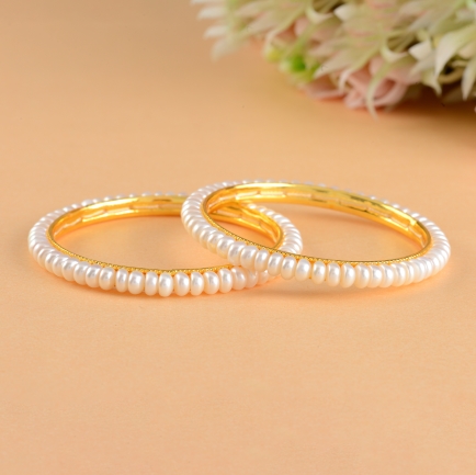 Fresh Water Button Pearl Bangles