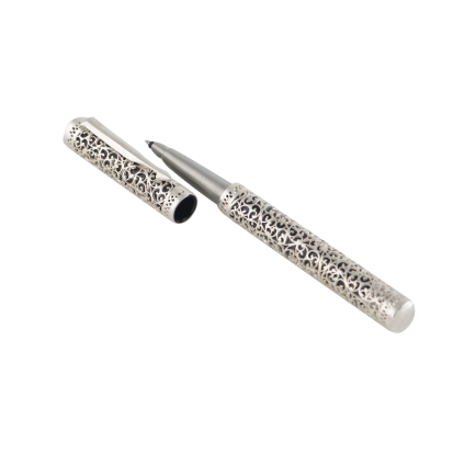 Silver ball point pen made with 92.5 pure silver