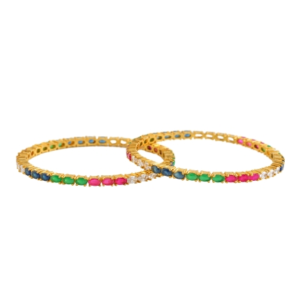 This elegant, colourful bangle-JB0565