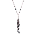 Purple Stone Chain Necklace