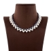 Swanky Black and White Pearl String Necklace