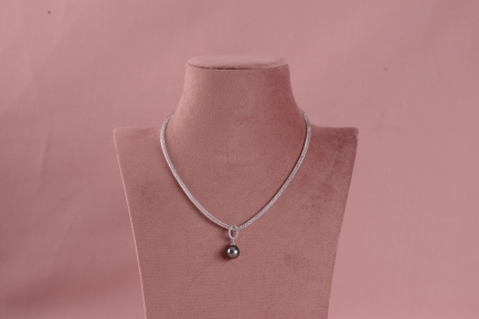 Italian Silver chain and  Pearl Pendant