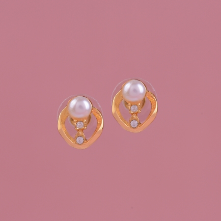 Fancy Pearl Stud Earrings