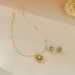 Natural Fresh Water Pearl Necklace Set