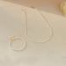 Perfect Pearl Necklace with Bracelet Set