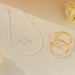 Pearl Necklace set with Ear studs, Bangles