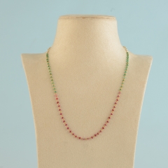 Ruby Emerald Pearl String