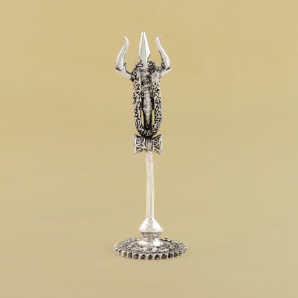 Silver Lord Shiva Trishul