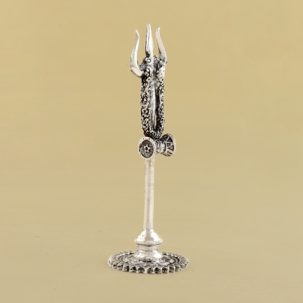 Silver Lord Shiva Trishul