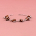 Amber Beads with CZ Bracelet