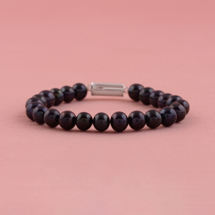 Black Akoya Pearl Bracelet