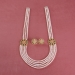 Multilayered Pearl Haram Sets in Floral Pendant