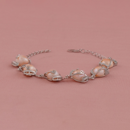 Pink Pearl Fancy Bracelet