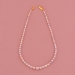Multi-Color Freshwater Oval Shape Graded Pearl Necklace