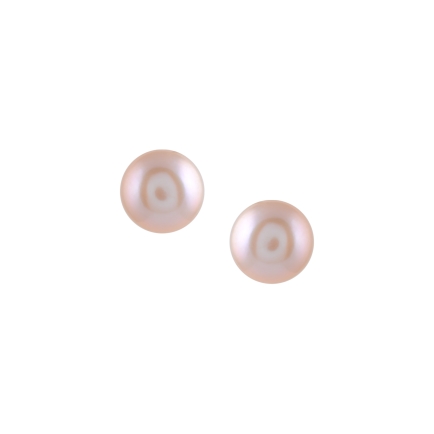 Single Line Pink Pearl Necklace Set