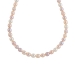 Elegant Peach Color Pearl Necklace Set