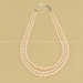 Classic Three Line Pearl  Necklace
