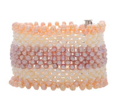 Multi Colour Pearls Bracelet-JPB0562