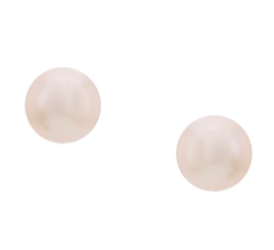 Classic Pearl Studs Earrings | GTWPS02P