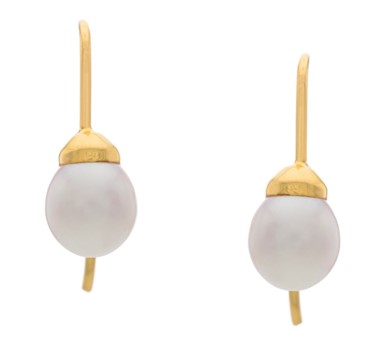 Pearl Umbrella Drop Earrings