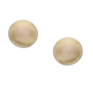 Golden Pearl Stud Earrings | GTGSS02