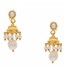 Gold Pearls Jhumkas Design | GTJH766