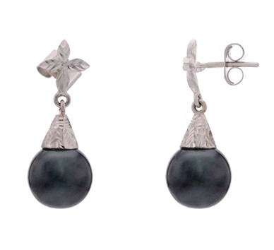 Tahitian Pearl Drop Earrings