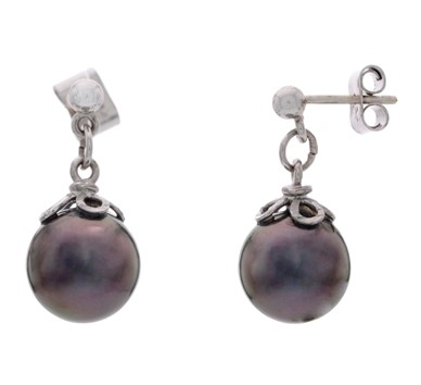 Tahitian Hanging Pearl Earrings