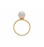 Button Pearl Finger Ring