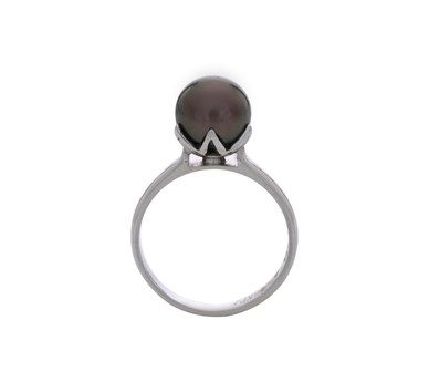 Tahiti Button Pearl Finger Ring