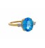 Blue Topaz Berry Finger Ring