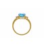 Blue Topaz Berry Finger Ring