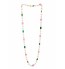 Pearl, Ruby & Emerald Pebble Necklace