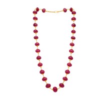 Simple Vintage Ruby Necklace