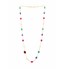 Multi-Colour Ruby, Emerald & Sapphire Pebble Necklace